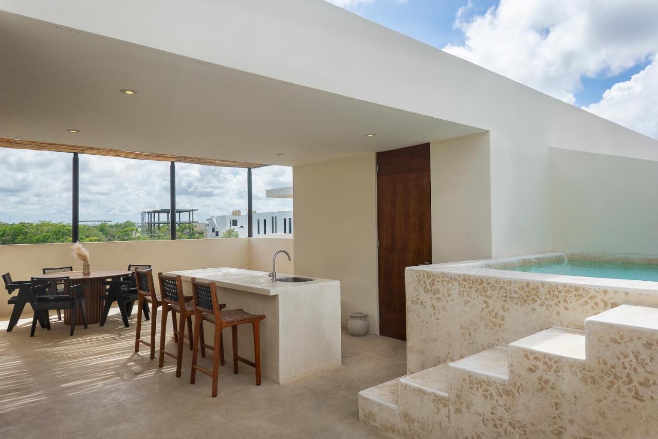 2 Bedbath Private Rooftop & Pool For 6 تولوم المظهر الخارجي الصورة